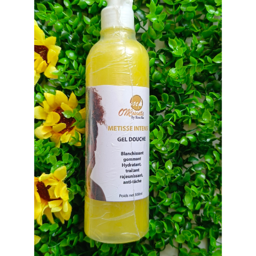 Gel douche éclaicirissant, réparateur, régénerant et gommant